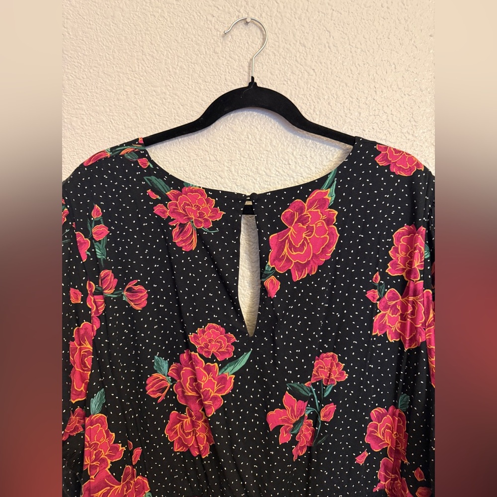 NWT TORRID Tea Length Stretch Challis Sweetheart A-line Dress - Picture 6 of 7